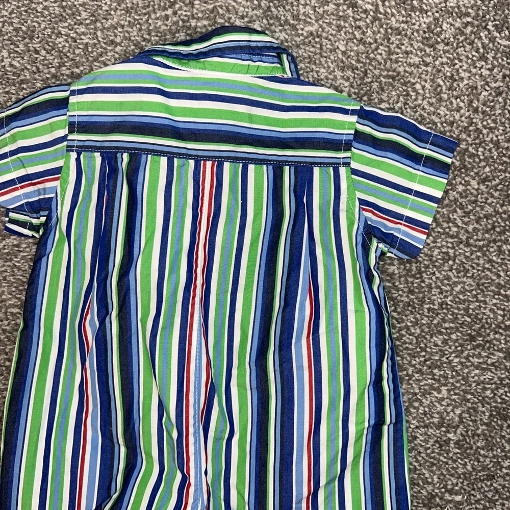 Ralph Lauren Rugby Striped Coverall size 3 months